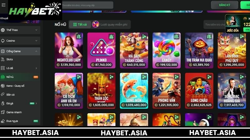 Nổ hũ HAYBET là gì? 