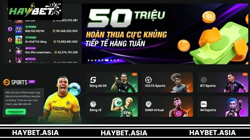 Tìm hiểu về khuyến mãi tại HAYBET