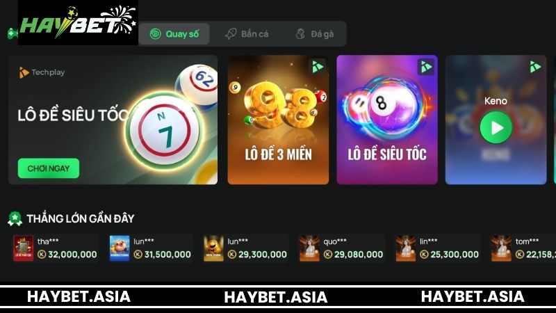 Tổng quan về chuyên mục game lô đề tại HAYBET 